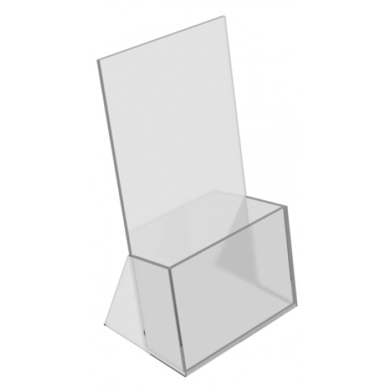 Acrylic Brochure Holders "Two Pocket" - 1/3 A4 ( 110mm x 210mm)