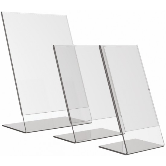 Acrylic Sign Holder - A4 ( 210mm x 297mm) "Vertical"