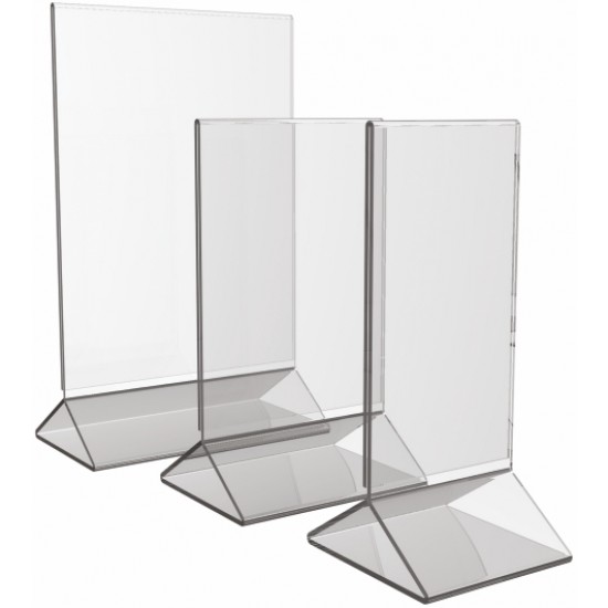 Acrylic Sign Holder - A5 ( 150mm x 210mm) "Vertical"