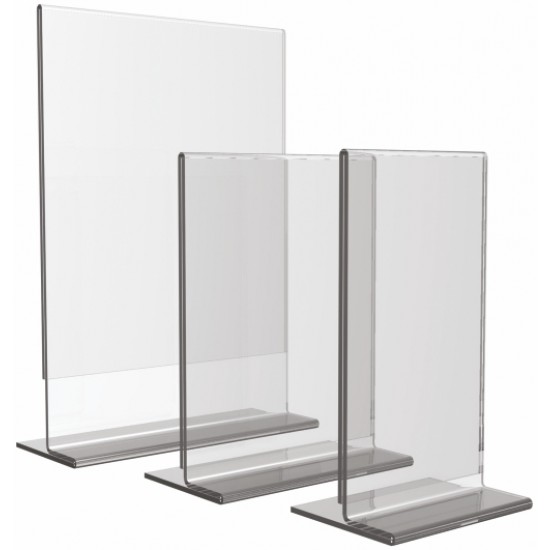 Acrylic Sign Holder - A5 ( 150mm x 210mm) "Vertical"