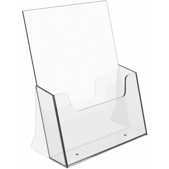 Injection Mould Brochure Holders &ndash; Desktop "Single" - A4 ( 210mm x 297mm)