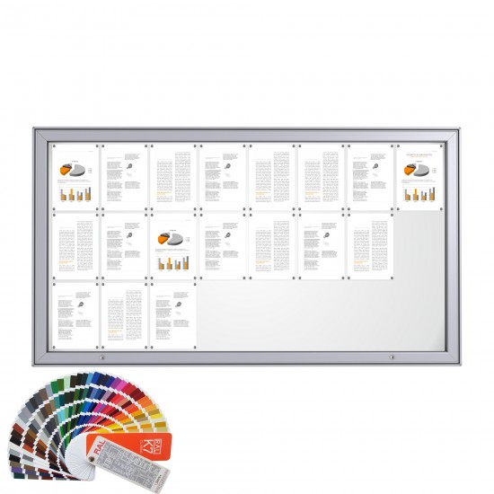 RAL MAXI Notice Board &ndash; Magnetic 24 x DIN A4