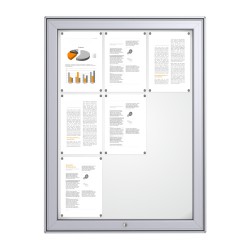 MAXI Notice Board &ndash; Magnetic 9 x DIN A4