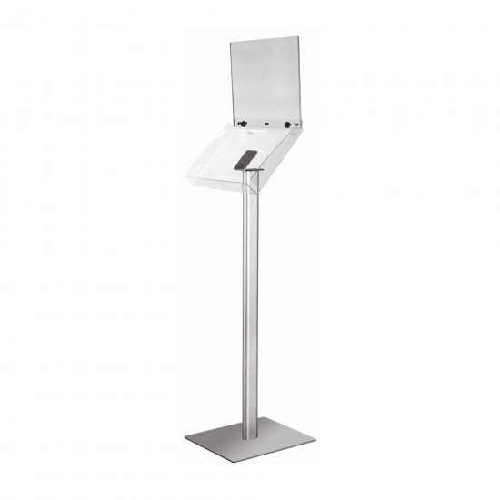 Acrylic Brochure Stand 1xDIN A3 with Header