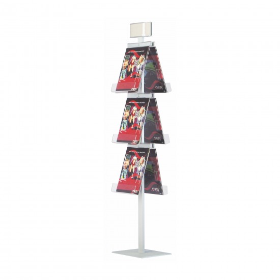 Brochure Stand &ldquo;Pyramid&rdquo; - 4xA4