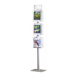 Pyramid Neo Brochure Stand - 3xA4