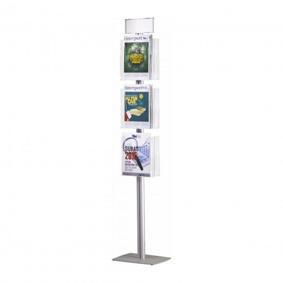 Pyramid Neo Brochure Stand - 4xA4