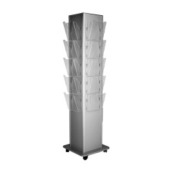 Totem Brochure Holder &ldquo;4 Sided&rdquo;