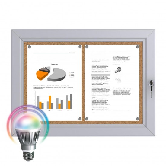 LED Notice Board &ndash; Cork 2 x DIN A4