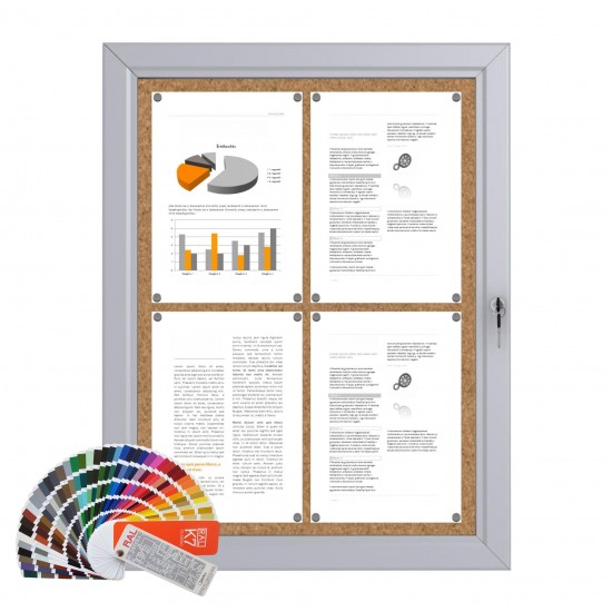 RAL Notice Board &ndash; Cork 4 x DIN A4