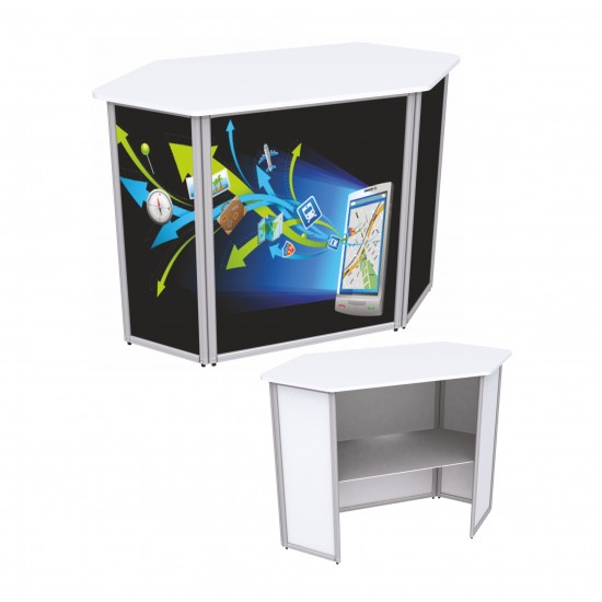 Folding Counter &ldquo;Hexagonal&rdquo; - 60 cm