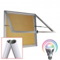 MAXI Free Standing LED Notice Board - Cork