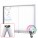 MIDI Sliding Doors Free Standing LED Noticeboard - Magnetic