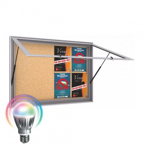 LED MIDI Notice Board &ndash; Cork 18 x DIN A4