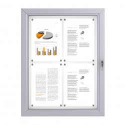 Notice Board &ndash; Magnetic 4 x DIN A4