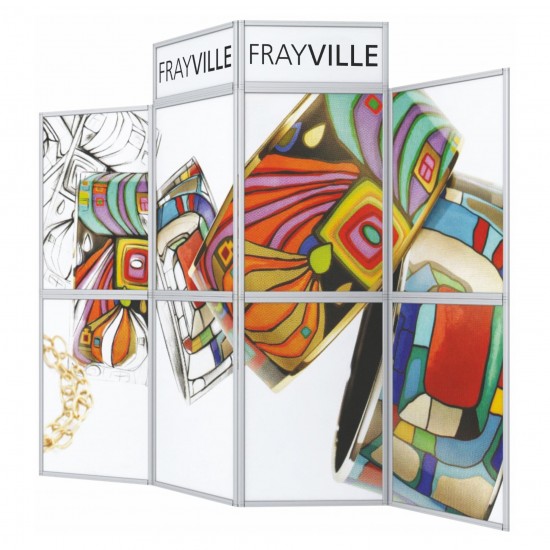 Pano Panel &ldquo;with Header&rdquo; - 8 x ( 700mm. x 1000mm. )