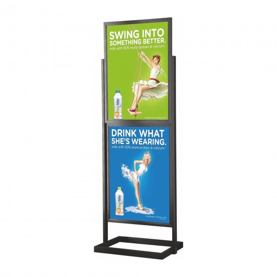 Slide in Stand &ldquo;Quadratic&rdquo; - A2 (420 mm. x 594 mm.) "Double Frame"