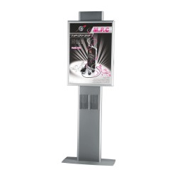 Monolith Poster Stand - A1 (594 mm. x 841 mm.) - Mitred Corner - "Double Sided"