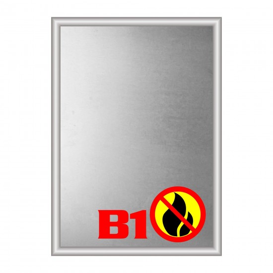 B1 Flame Retardant Snap Frames - 25 mm B3 (350x500 mm)