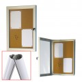 Free Standing Notice Board with Baseplate - Cork
