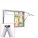 MIDI Free Standing Notice Board - Magnetic