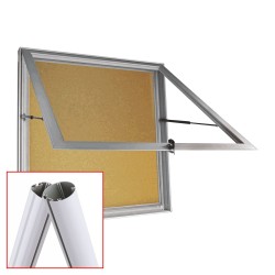 MAXI Free Standing Noticeboard - Cork 10 x DIN A4