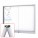 MIDI Sliding Doors Free Standing Noticeboard - Magnetic