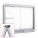 MAXI Sliding Doors Free Standing Noticeboard - Magnetic