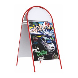 Curve Steel A Board Magnetic - A1 (594 mm. x 841 mm.)