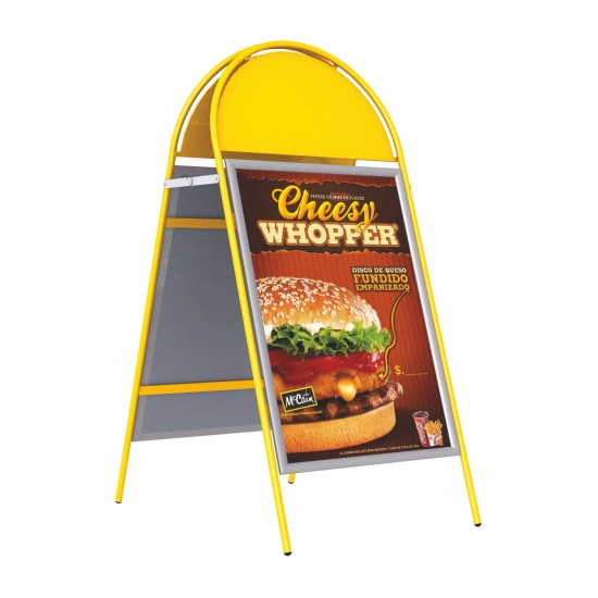 Curve Steel A Board with Snap Frame - B1 (700 mm. x 1000 mm.)
