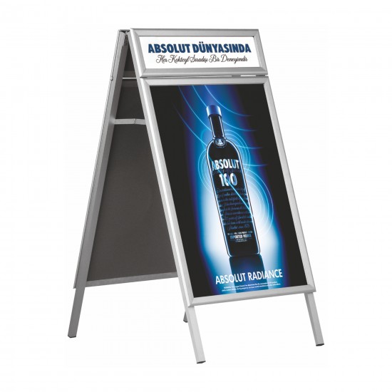 A Board &ldquo;with Snap Frame Header&rdquo; - A1 (594 mm. x 841 mm.)