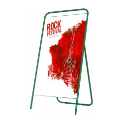 Steel A Board &ldquo;Salute&rdquo; without Header - A2 (420 mm. x 594 mm.)